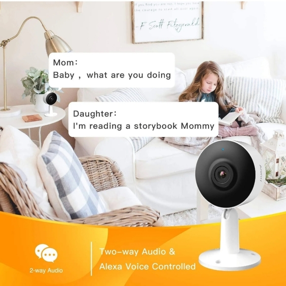 ARENTI IN1 Wireless Indoor Security Camera - 1080p, Night Vision - Picture 7 of 16